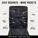 Wander Open Front Luggage - Carry On - Wander Global