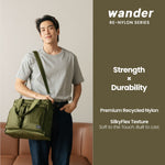 Wander Re-Nylon Laptop Tote